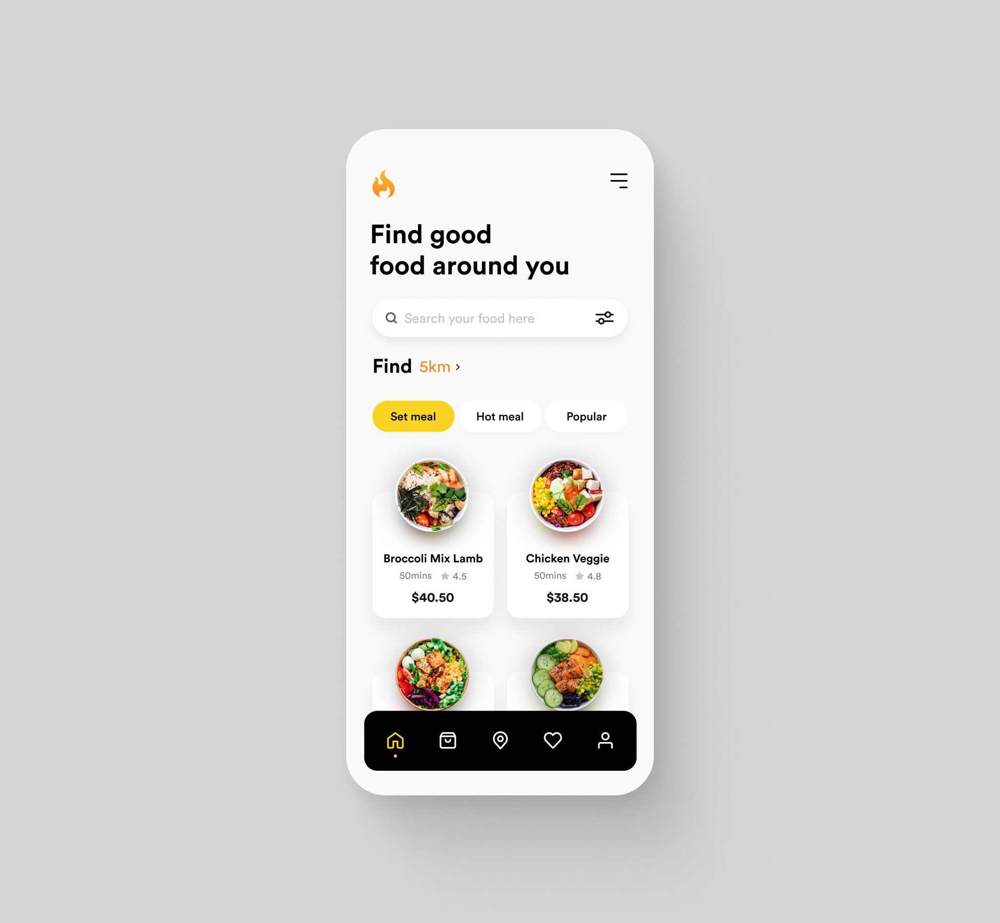 Food delivery app 3